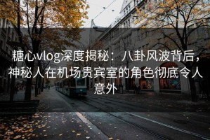糖心vlog深度揭秘：八卦风波背后，神秘人在机场贵宾室的角色彻底令人意外